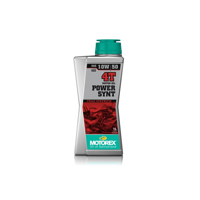 MOTOREX POWER SYNT 4T 10W50 SYNTHETIC ENGINE OIL JASO MA2 1L FOR RACE TRACKS