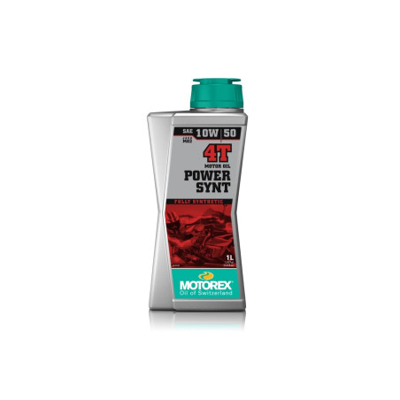 MOTOREX POWER SYNT 4T 10W50 SINTETINĖ VARIKLIO ALYVA JASO MA2 1L LENKTYNIŲ TRASOMS