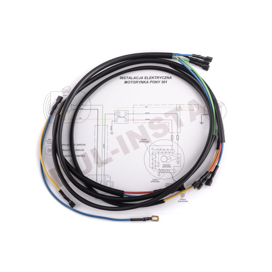ELECTRICAL INSTALLATION - BELTS ROMET MOTORYNKA PONY 301