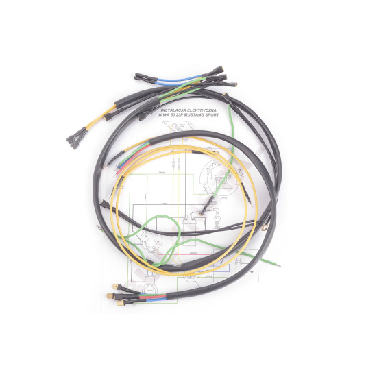 ELECTRICAL INSTALLATION - WIRING JAWA 23P SPORT MUSTANG