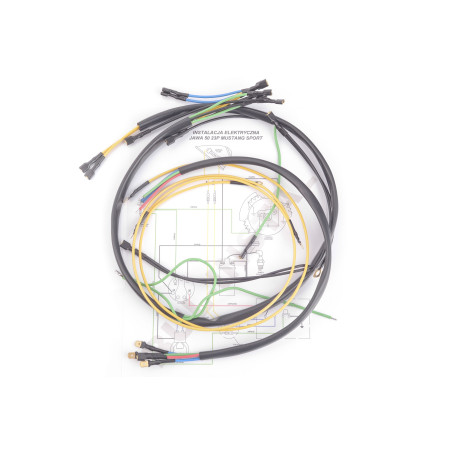 ELECTRICAL INSTALLATION - WIRING JAWA 23P SPORT MUSTANG