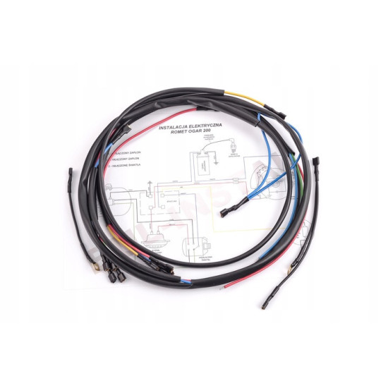 ELECTRICAL INSTALLATION - ROMET OGAR 200 WIRING (FOR JAWA ENGINE)