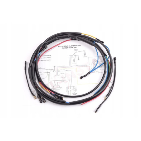 ELECTRICAL INSTALLATION - ROMET OGAR 200 WIRING (FOR JAWA ENGINE)