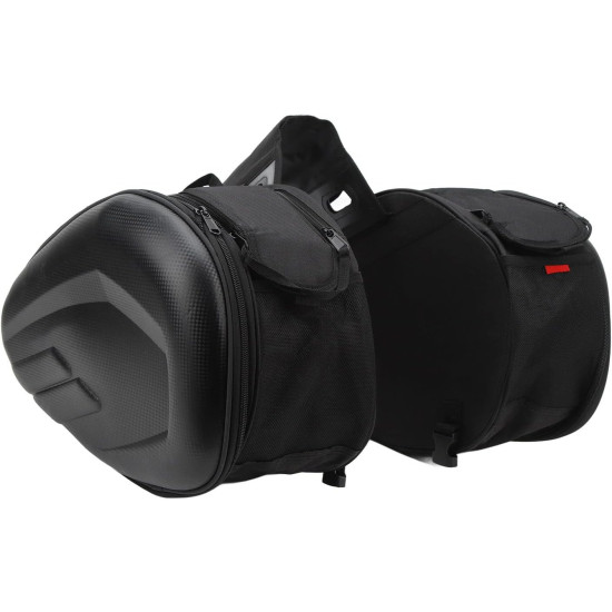 UNIVERSAL MOTORCYCLE SADDLE BAGS MADE OF PU / OXFORD