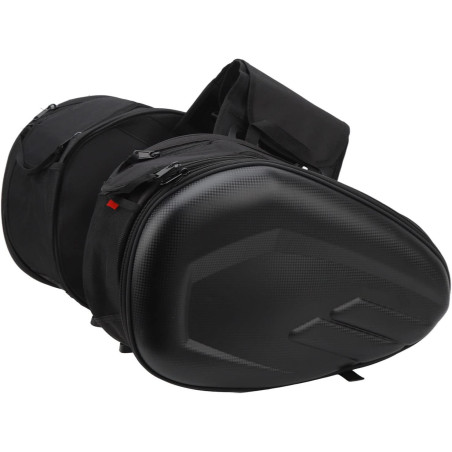 UNIVERSAL MOTORCYCLE SADDLE BAGS MADE OF PU / OXFORD