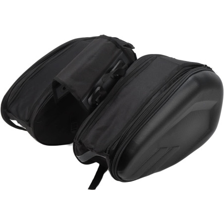 UNIVERSAL MOTORCYCLE SADDLE BAGS MADE OF PU / OXFORD