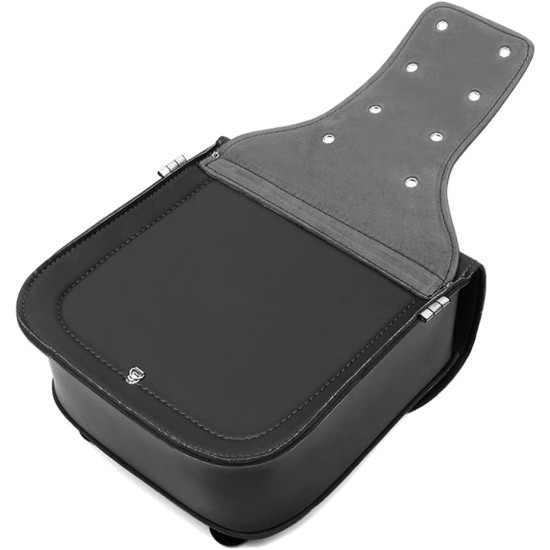 MOTORCYCLE SADDLE BAGS, ECO LEATHER