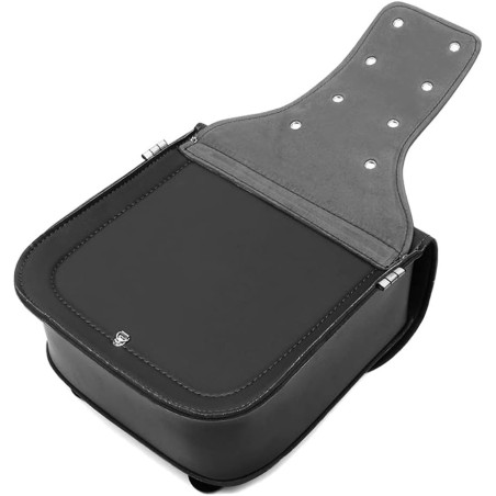 MOTORCYCLE SADDLE BAGS, ECO LEATHER