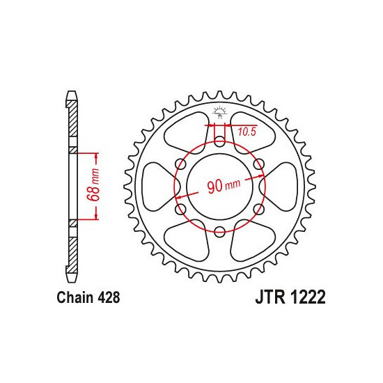 VAROMASIS ŽVAIGŽDUTIS JT JTR1222.48