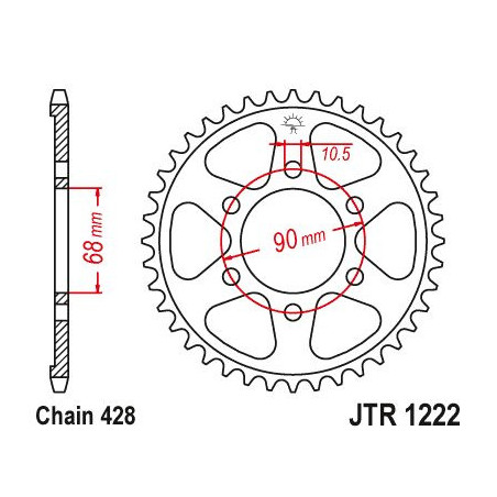 VAROMASIS ŽVAIGŽDUTIS JT JTR1222.48