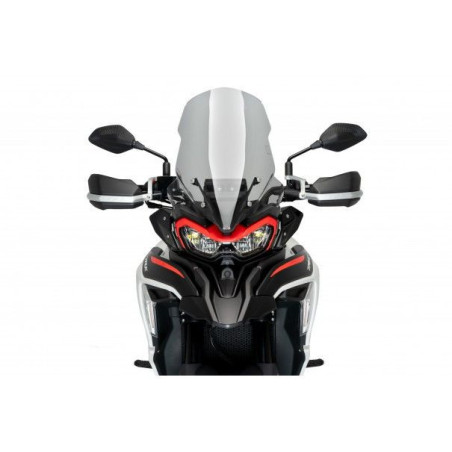 PUIG TOURING priekinis stiklas BENELLI TRK702 / TRK702X 2023-2024, šiek tiek užtamsintas