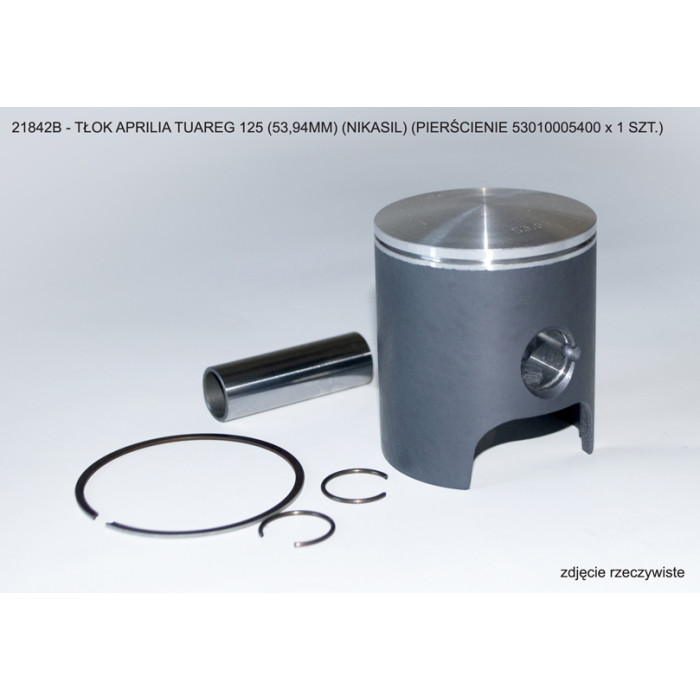 VERTEX piston APRILIA TUAREG 125 (53.94mm) (NIKASIL) (rings 53010005400 x 1 pc.)