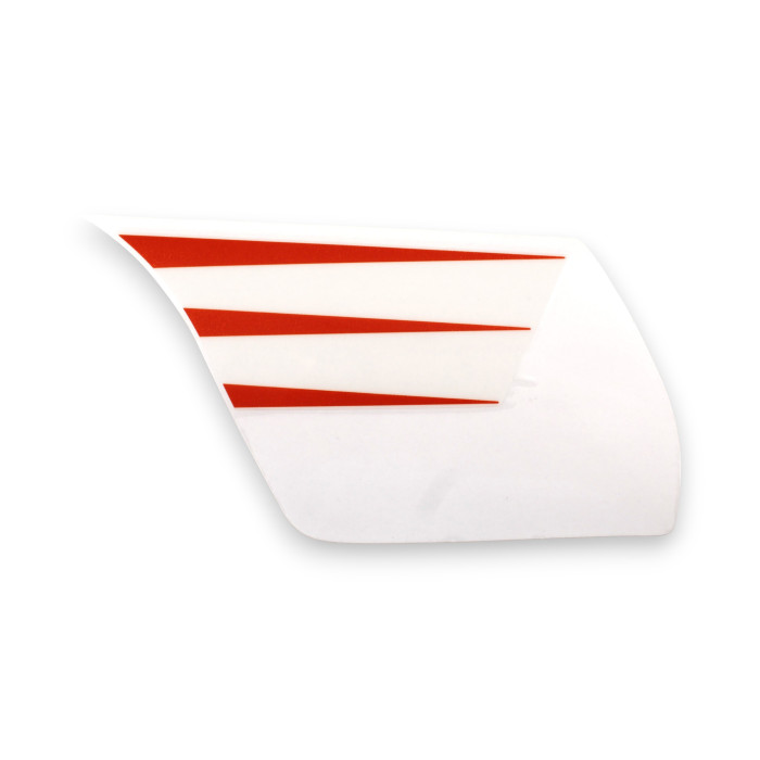 LEFT TANK PROTECTIVE PLATE STICKER II TRX125