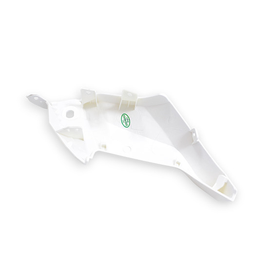 RIGHT HOOD TRIM GUIDE, WHITE WN, WITH STICKER TRX125