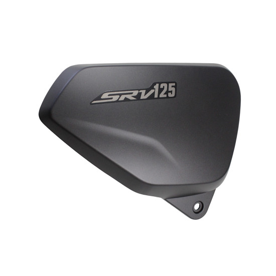 RIGHT PROTECTIVE PLATE, BLACK N9, WITH STICKER SRV 125