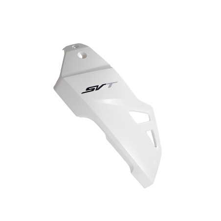 Left tank protection plate, white, with sticker SVT650 SVT650X