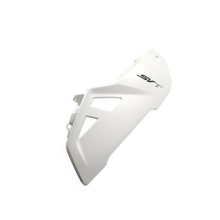 RIGHT TANK PROTECTIVE PLATE, WHITE, WITH STICKER SVT650 SVT650X
