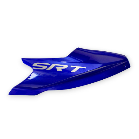 FUEL TANK UPPER LEFT PROTECTIVE PLATE, BLUE E6, WITH STICKER SRT800 SRT800S
