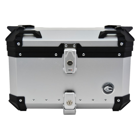 COOCASE aluminum center case 55 l silver