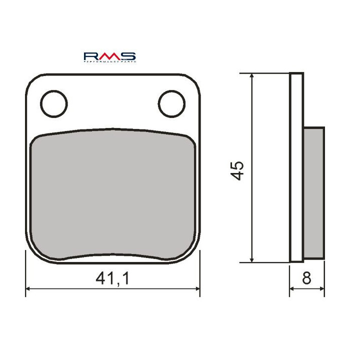 DEALIM BRAKE PADS HONDA KAWASAKI