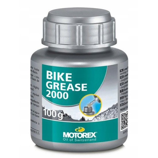 TEPALAS STEBULIŲ GUOLIAMS IR VISŲ RŪŠIŲ JUDANTIEMS SUJUNGIMAMS MOTOREX GREASE 2000 100 GR
