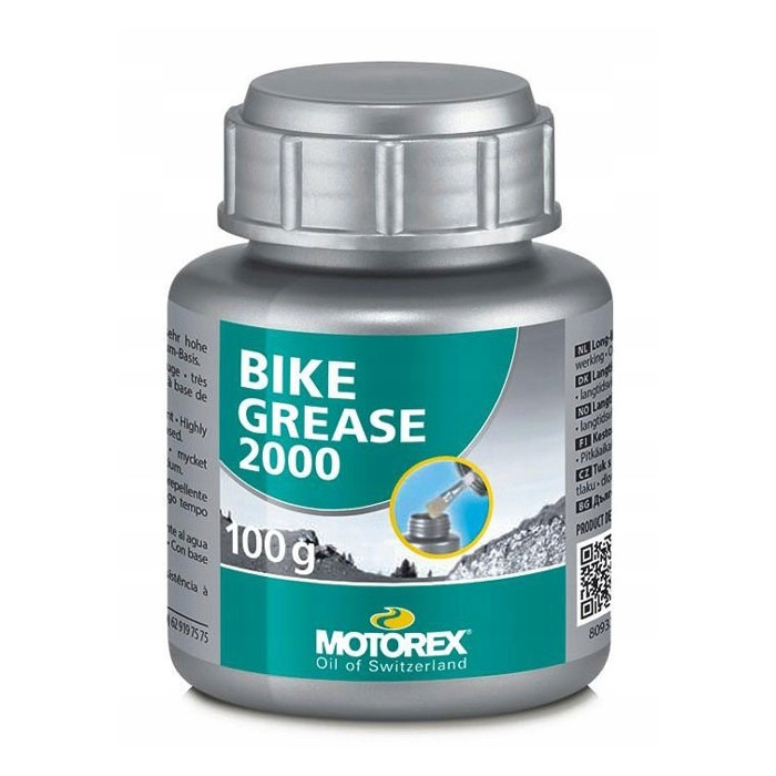 TEPALAS STEBULIŲ GUOLIAMS IR VISŲ RŪŠIŲ JUDANTIEMS SUJUNGIMAMS MOTOREX GREASE 2000 100 GR