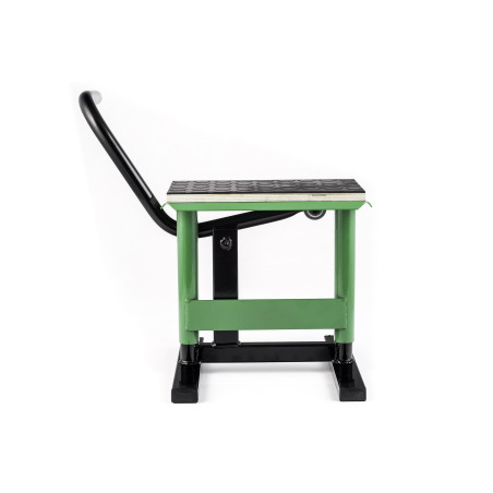 MOTORCYCLE LIFTING STAND + RUBBER PAD HLP CROSS ENDURO GREEN