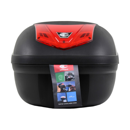 COOCASE top bag 28 l, red, reflective