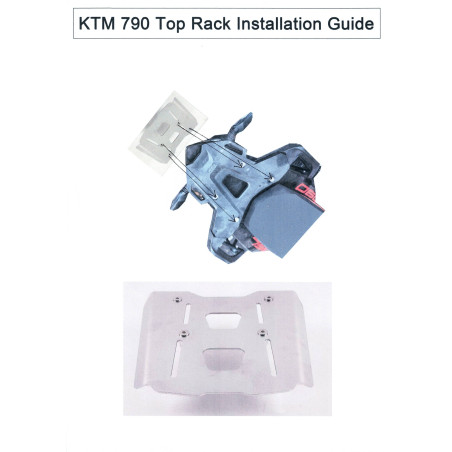 KTM 790ADV / R (KTM 790 / 890) CENTER CASE + SIDE CASE BRACKET