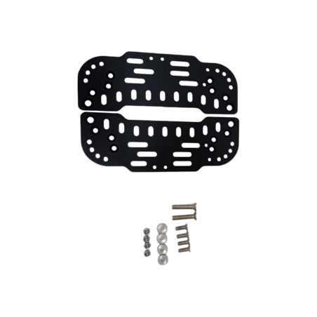 COOCASE Aluminum Center Case Adapter for GIVI Frame, 1 Set