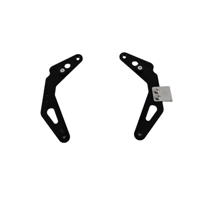 COOCASE ALUMINUM SIDE CASE ADAPTERS FOR GIVI FRAME, 2 SETS
