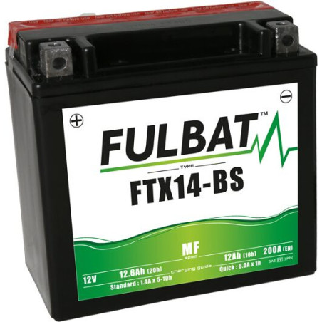 FULBAT FTX14-BS BE PRIEŽIŪROS AKUMULIATORIUS