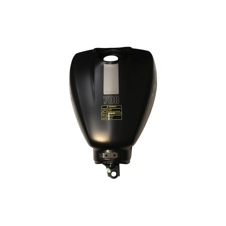 MATT BLACK FUEL TANK WITH SRV700 STICKER
