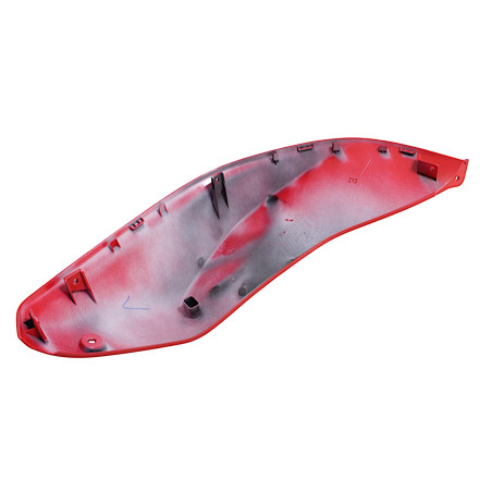 Fuel tank cap, upper right, red, with sticker SRK125R