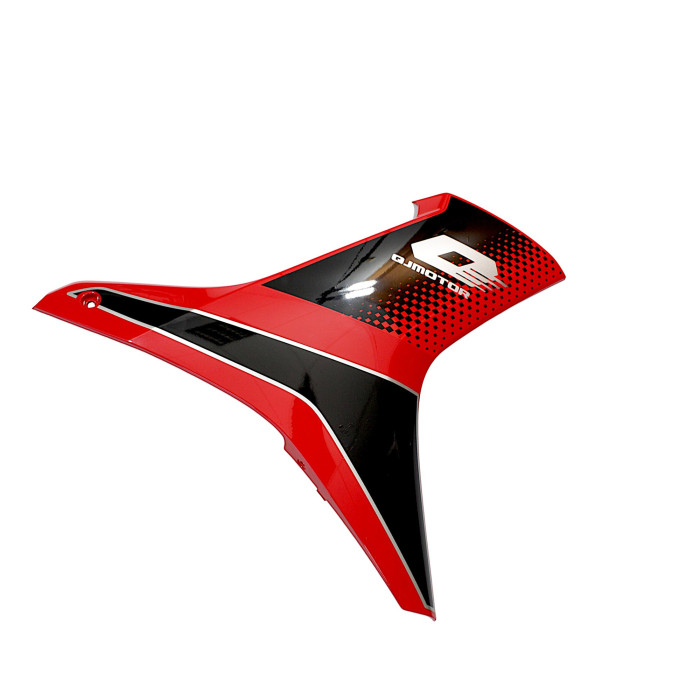 RIGHT COVER LARGE RED WITH STICKER SRK125R
