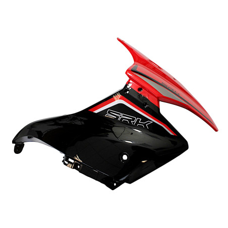 FRONT RIGHT PROTECTIVE COVER, RED, WITH SRK125R STICKER
