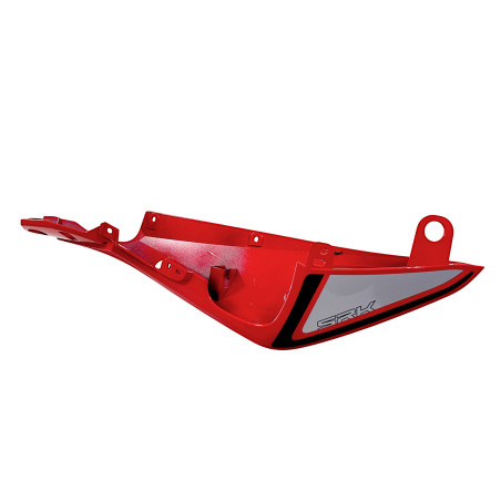 LEFT REAR COVER RED WITH STICKER SRK125R