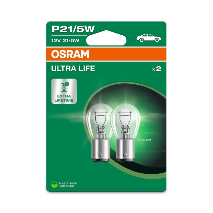 OSRAM ULTRALIFE 7528ULT-2SZ blister bulb 12V 21/5W P21/5W M-TECH