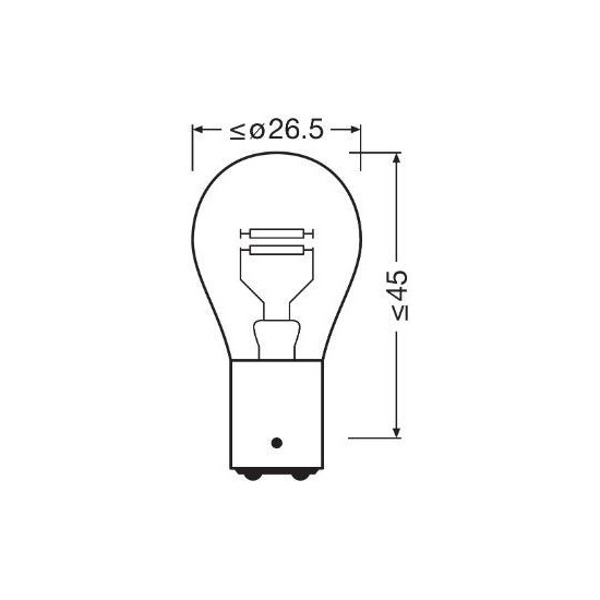 OSRAM ULTRALIFE 7528ULT-2SZ blister bulb 12V 21/5W P21/5W M-TECH