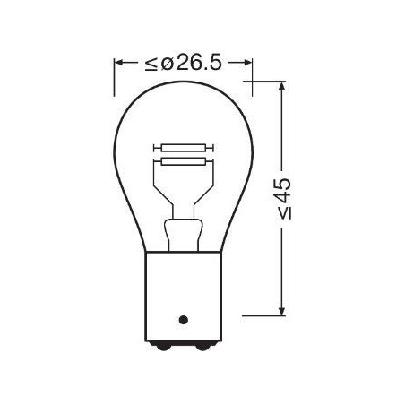 OSRAM ULTRALIFE 7528ULT-2SZ blister bulb 12V 21/5W P21/5W M-TECH