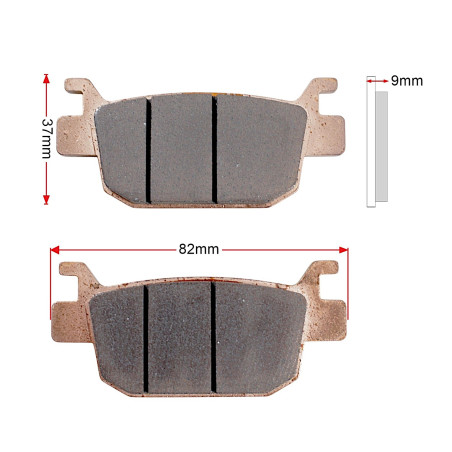 SRT550SX REAR BRAKE PADS