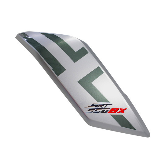 PRIEKINIS DANGTELIS KAIRYSIS SIDABRINIS SU SRT550SX LIPDUKU