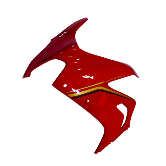 LEFT SIDE COVER RED WITH SRK800RR STICKER