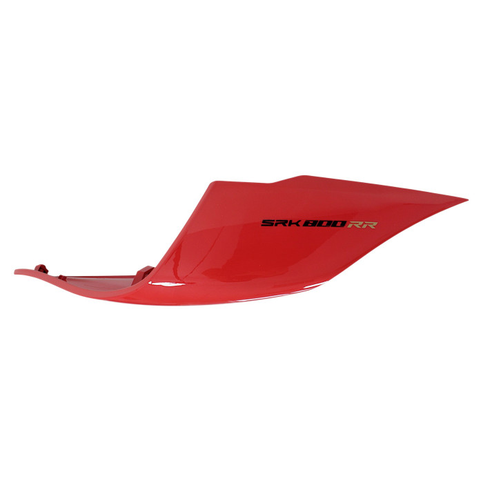 LEFT REAR COVER, RED, WITH SRK800RR STICKER