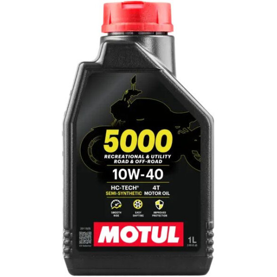 MOTUL 5000 10W40 4T pusiau sintetinė variklio alyva 1L