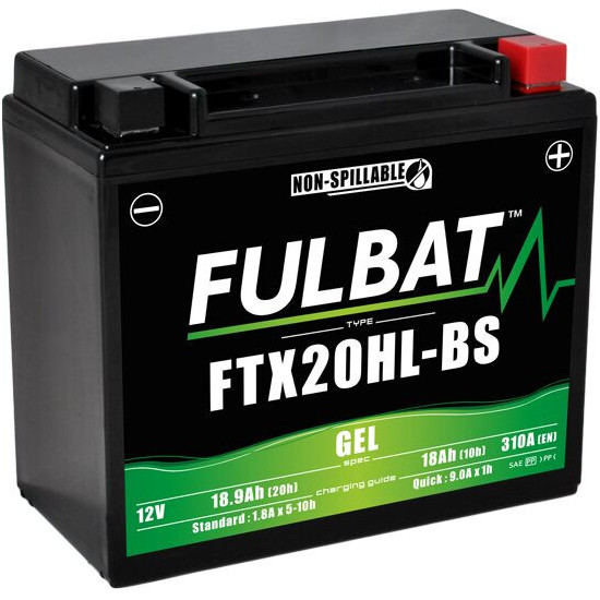 FULBAT FTX20HL-BS BE PRIEŽIŪROS GELIO AKUMULIATORIUS