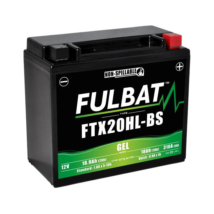 FULBAT FTX20HL-BS BE PRIEŽIŪROS GELIO AKUMULIATORIUS