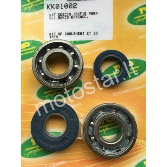 Minarelli crankshaft Top Performances (SKF C4 TN9) bearing set