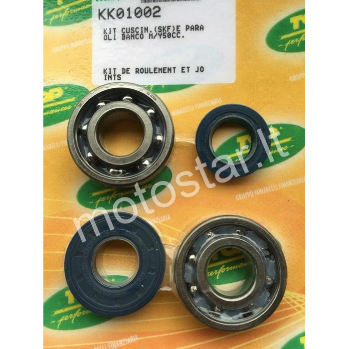 Minarelli crankshaft Top Performances (SKF C4 TN9) bearing set