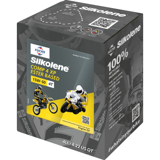 FUCHS SILKOLENE COMP 4T 15W50 engine oil - XP 4L